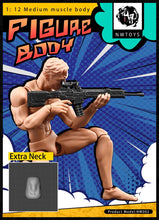 Load image into Gallery viewer, NW Toys 1/12 Medium Muscle Body Product Model: NW002 (2nd Edition) New Accessories added