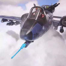 Charger l'image dans la galerie, Modèle de véhicule soldat Hasbro GI Joe Sidewinder Ground Attack Aircraft 15,2 cm à l'échelle 1/12
