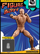 Load image into Gallery viewer, NW Toys 1/12 Medium Muscle Body Product Model: NW002 (2nd Edition) New Accessories added