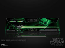 Load image into Gallery viewer, Star Wars: The Black Series Yoda Force FX Elite Lightsaber (The Book of Boba Fett) BY HASBRO - BRAND STAR WARS
