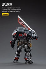 Load image into Gallery viewer, Battle for the Stars Sorrow Expeditionary Forces Obsidian Iron Knight Assaulter 1/18 Scale Figure BY JOYTOY - BRAND BATTLE FOR THE STARS