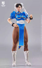 Charger l'image dans la galerie, STAR MAN 1/6 Scale Female Fighter Chun-Li Blue Cheongsam