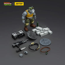 Load image into Gallery viewer, Teenage Mutant Ninja Turtles Rocksteady 1/18 Scale Action Figure BY JOYTOY - BRANDS TEENAGE MUTANT NINJA TURTLES, NICKELODEON