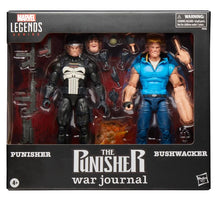 Load image into Gallery viewer, The Punisher War Journal Marvel Legends Punisher and Bushwacker Action Figure Two-Pack BY HASBRO - BRAND MARVEL