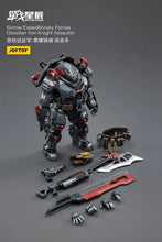 Load image into Gallery viewer, Battle for the Stars Sorrow Expeditionary Forces Obsidian Iron Knight Assaulter 1/18 Scale Figure BY JOYTOY - BRAND BATTLE FOR THE STARS