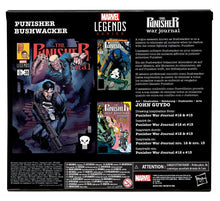 Load image into Gallery viewer, The Punisher War Journal Marvel Legends Punisher and Bushwacker Action Figure Two-Pack BY HASBRO - BRAND MARVEL