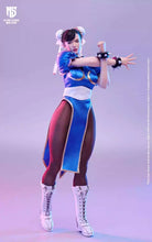Charger l'image dans la galerie, STAR MAN 1/6 Scale Female Fighter Chun-Li Blue Cheongsam