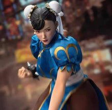 Charger l'image dans la galerie, STAR MAN 1/6 Scale Female Fighter Chun-Li Blue Cheongsam