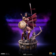 Load image into Gallery viewer, DC Comics Wonder Woman Unleashed 1/10 Deluxe Art Scale Limited Edition Statue BY IRON STUDIOS - BRAND DC COMICS