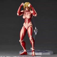 Charger l'image dans la galerie, Attack on Titan Amazing Yamaguchi Revoltech Female Giant Figure By Kaiyodo