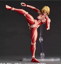 Charger l'image dans la galerie, Attack on Titan Amazing Yamaguchi Revoltech Female Giant Figure By Kaiyodo