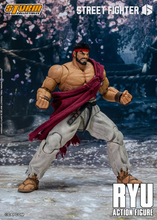 画像をギャラリービューアに読み込む, Street Fighter 6 Ryu 1/12 Scale Action Figure BY STORM COLLECTIBLES - BRAND STREET FIGHTER