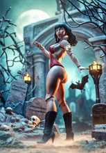 Load image into Gallery viewer, Vampirella ICON Collectibles 1/12 Scale Action Figure BY FRAZETTA GIRLS - BRAND VAMPIRELLA