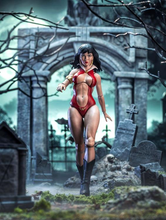 Load image into Gallery viewer, Vampirella ICON Collectibles 1/12 Scale Action Figure BY FRAZETTA GIRLS - BRAND VAMPIRELLA