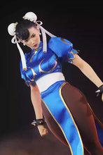 Charger l'image dans la galerie, STAR MAN 1/6 Scale Female Fighter Chun-Li Blue Cheongsam