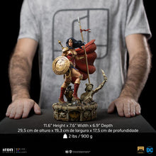 Load image into Gallery viewer, DC Comics Wonder Woman Unleashed 1/10 Deluxe Art Scale Limited Edition Statue BY IRON STUDIOS - BRAND DC COMICS