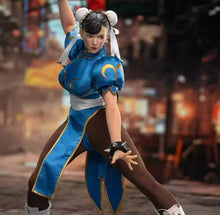 Charger l'image dans la galerie, STAR MAN 1/6 Scale Female Fighter Chun-Li Blue Cheongsam
