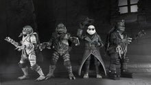 Load image into Gallery viewer, Universal Monsters x Teenage Mutant Ninja Turtles Turtles (Black & White) Action Figure 4-Pack BY NECA - BRANDS TEENAGE MUTANT NINJA TURTLES, UNIVERSAL MONSTERS
