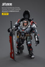 Load image into Gallery viewer, Battle for the Stars Sorrow Expeditionary Forces Obsidian Iron Knight Assaulter 1/18 Scale Figure BY JOYTOY - BRAND BATTLE FOR THE STARS