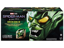Charger l'image dans la galerie, Casque portable Spider-Man : No Way Home Marvel Legends Green Goblin à l'échelle 1:1 PAR HASBRO - MARQUE MARVEL