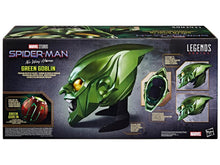Charger l'image dans la galerie, Casque portable Spider-Man : No Way Home Marvel Legends Green Goblin à l'échelle 1:1 PAR HASBRO - MARQUE MARVEL