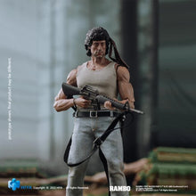 Charger l'image dans la galerie, First Blood Exquisite Super Series John Rambo 1/12 Scale PX Aperçus Figurine d'action exclusive PAR HIYA TOYS - MARQUE RAMBO