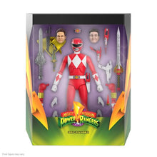 Charger l'image dans la galerie, Figurine Ranger Rouge Mighty Morphin Power Rangers ULTIMATES ! PAR SUPER7 - MARQUE POWER RANGERS (SUPER SENTAI)