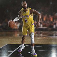 Charger l'image dans la galerie, Composition de départ NBA Série 1 LeBron James (LA Lakers) PAR HASBRO - MARQUES NBA, LOS ANGELES LAKERS