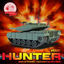 Charger l'image dans la galerie, Char de combat principal Hunter RAV01 à l'échelle 1/12 PAR RAMEN TOY - Livraison prévue au 4e trimestre 2025