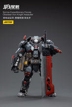 Load image into Gallery viewer, Battle for the Stars Sorrow Expeditionary Forces Obsidian Iron Knight Assaulter 1/18 Scale Figure BY JOYTOY - BRAND BATTLE FOR THE STARS