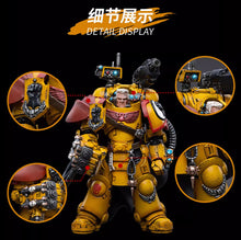 Load image into Gallery viewer, Warhammer 40K Imperial Fists Third Captain Tor Garadon Heavy arbitrator 1/18 Scale Action Figure BY JOYTOY - BRAND WARHAMMER