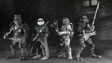 Load image into Gallery viewer, Universal Monsters x Teenage Mutant Ninja Turtles Turtles (Black & White) Action Figure 4-Pack BY NECA - BRANDS TEENAGE MUTANT NINJA TURTLES, UNIVERSAL MONSTERS