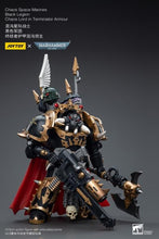 Load image into Gallery viewer, Warhammer 40K Chaos Space Marines Black Legion Chaos Lord in Terminator Armor 1/18 Scale Figure