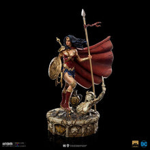 Load image into Gallery viewer, DC Comics Wonder Woman Unleashed 1/10 Deluxe Art Scale Limited Edition Statue BY IRON STUDIOS - BRAND DC COMICS