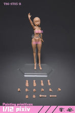 Load image into Gallery viewer, Female (Wheat Medium Bust) 1/12 Scale Semi-Seamless Action Figure Body BY 86TOYS