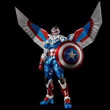 Charger l'image dans la galerie, Figurine articulée Marvel Fighting Armor Captain America (Sam Wilson) PAR SENTINEL - MARQUE MARVEL