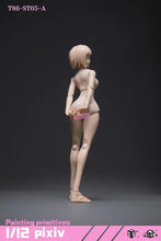 画像をギャラリービューアに読み込む, Female (Fair Medium Bust) 1/12 Scale Semi-Seamless Action Figure Body BY 86TOYS