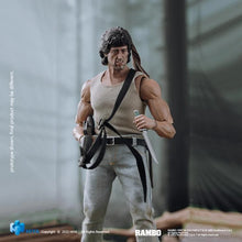 Charger l'image dans la galerie, First Blood Exquisite Super Series John Rambo 1/12 Scale PX Aperçus Figurine d'action exclusive PAR HIYA TOYS - MARQUE RAMBO