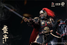 Load image into Gallery viewer, Three Kingdoms on Palm Marquis of Mei Dong Zhuo Zhongying (Horse Flag Ver.) Deluxe 1/12 Scale Action Figure BY 303 TOYS - BRAND DONG ZHUO