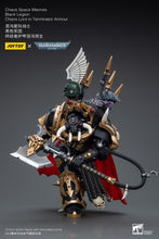 Load image into Gallery viewer, Warhammer 40K Chaos Space Marines Black Legion Chaos Lord in Terminator Armor 1/18 Scale Figure