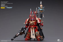 Load image into Gallery viewer, Warhammer 40k Chaos Space Marines Crimson Slaughter Sorcerer Lord in Terminator Armour 1/18 Scale Action Figure