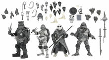 Load image into Gallery viewer, Universal Monsters x Teenage Mutant Ninja Turtles Turtles (Black & White) Action Figure 4-Pack BY NECA - BRANDS TEENAGE MUTANT NINJA TURTLES, UNIVERSAL MONSTERS