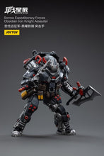 Load image into Gallery viewer, Battle for the Stars Sorrow Expeditionary Forces Obsidian Iron Knight Assaulter 1/18 Scale Figure BY JOYTOY - BRAND BATTLE FOR THE STARS