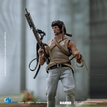 Charger l'image dans la galerie, First Blood Exquisite Super Series John Rambo 1/12 Scale PX Aperçus Figurine d'action exclusive PAR HIYA TOYS - MARQUE RAMBO