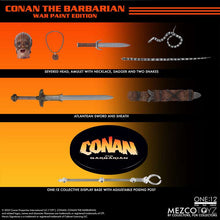 画像をギャラリービューアに読み込む, Conan the Barbarian (1982) One:12 Collective Conan (War Paint Edition) Action Figure BY MEZCO TOYZ - BRAND CONAN THE BARBARIAN