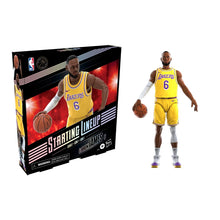 Charger l'image dans la galerie, Composition de départ NBA Série 1 LeBron James (LA Lakers) PAR HASBRO - MARQUES NBA, LOS ANGELES LAKERS