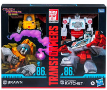 Load image into Gallery viewer, Transformers The Movie Studio Series 86-23 Voyager Autobot Brawn and Ratchet set
