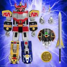 Charger l'image dans la galerie, Mighty Morphin Power Rangers ULTIMATES ! Dino Megazord PAR SUPER7 - MARQUE POWER RANGERS (SUPER SENTAI)