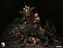 Charger l'image dans la galerie, D20 Studio 2e vague 1/12 destrier commun loup géant lame en métal