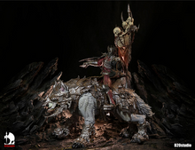 Charger l'image dans la galerie, D20 Studio 2e vague 1/12 destrier commun loup géant lame en métal